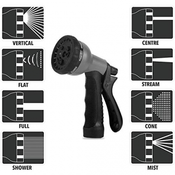 » 50 Fuß flexibler Gartenschlauch mit verbessertem Doppelkern Latex 3/4