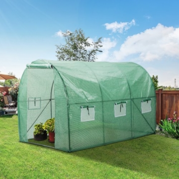 » Finether Gewächshaus Pflanzenhaus Foliengewächshaus Tomatenhaus