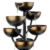 blumfeldt Joshua Tree - New Edition, Wasserspiel mit akustischen und optischen Akzenten, 17 Schalen, 7 Watt Starke Wasserpumpe, IPX8 Standard, einfache Installation, In- und Outdoor-Nutzung, schwarz - 2