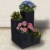 Dynamic24 Blumentreppe 40 x 59 x 40cm Kübel Pflanzkübel Blumenkasten Blumenkübel Blumentopf Beton Optik anthrazit Pflanzentreppe Kräuterturm Pflanzschale Pflanzsäule - 6