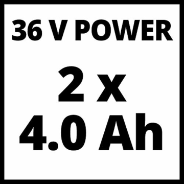 Einhell Akku-Rasenmäher GE-CM 36/36 Li (Power X-Change. Lithium Ionen, bürstenloser Elektromotor, 6-stufige Höhenverstellung, inkl. 2x 4,0 Ah-Akku + 2x Ladegerät) - 14
