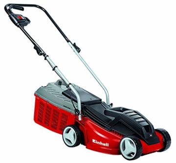 Einhell Elektro-Rasenmäher GE-EM 1233 (1250 W, 33 cm Schnittbreite, 5-fache Schnitthöhenverstellung 20-60 mm, 30 l Fangbox) - 1