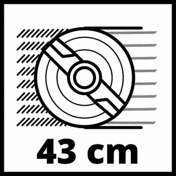 Einhell GE-CM 43 Akku-Rasenmäher Li M Kit Power X-Change (Li-Ion, 36 V, 43 cm Schnittbreite, 6x Höhenverstellung, inkl. 2 x 4,0 Ah-Akku und 2 x Ladegerät) - 12