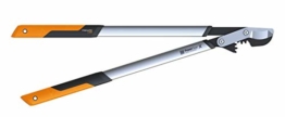 Fiskars PowerGear X Bypass-Getriebeastschere für frisches Holz, Antihaftbeschichtet, Gehärteter Präzisionsstahl, Länge: 80 cm, Schwarz/Orange, LX98-L, 1020188 - 1