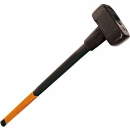 Fiskars Vorschlaghammer, Gewicht: 6,13 kg, Karbonstahl (geschmiedet), Schwarz/Orange, XXL, 1001618 - 1