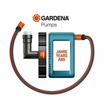 Gardena Classic Hauswasserwerk 3000/4 eco: Hauswasserpumpe mit Thermoschutzschalter, Rückschlagventil, Start/Stop Automatik, 650W Leistung, max. Fördermenge 2800 l/h (1753-20) - 7