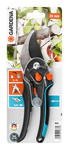 Gardena Gartenschere B/S XL: Pflanzenschonende Baumschere mit Bypass-Schneide für Äste und Zweige, max. Schneid-Durchmesser 24 mm, stufenlose Grifföffnung (8905-20) - 2