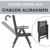 Juskys Aluminium Gartengarnitur Milano 7-teilig - Gartenstühle 6er Set mit Tisch — Stühle klappbar & verstellbar — Gartenmöbel dunkelgrau-schwarz - 4