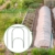 NZXVSE 6 x Gartenreifen für Reihenabdeckung, 86 x 91,4 cm, Gewächshaus-Rahmen, Tunnel-Reifen, rostfreier Stahl, mit kunststoffbeschichtetem Stützrahmen, Durchmesser 11 mm - 7