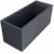 Ondis24 Pflanzkübel Blumenkübel Blumentopf Vulkan 100cm, Schiefer Optik mit Wasserspeicher, Pflanzenkasten hoch, winterfest (anthrazit) - 2