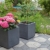 Ondis24 Pflanzkübel Vulkan Pierre 50, Blumentopf 50 x 50 cm, Garten Blumenkübel, Schiefer Optik Pflanzkübel mit Wasserspeicher, Pflanzenkasten hoch, Winterfest - 4